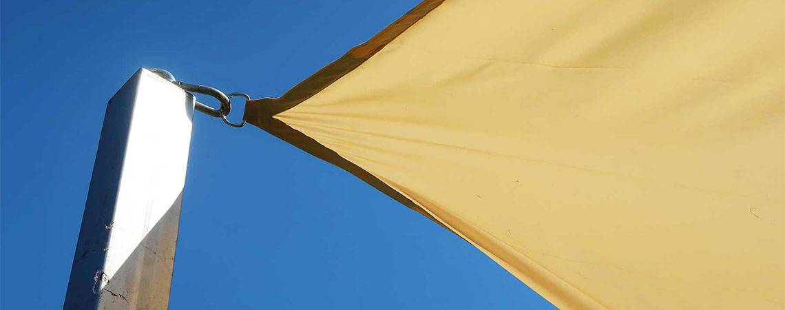 sonnensegel befestigen ohne bohren